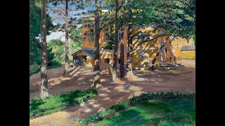 Sergei Vinogradov 18691938  A RussianSoviet Impressionist painter known for landscapes amp genre [upl. by Dohsar]