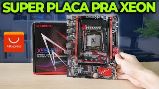 PLACA MÃE PRA XEON X99 PLACA BONITA E CHEIA DE RECURSOS  MACHINIST RS9 [upl. by Shue108]