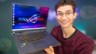 Gaming Laptops Have Gotten CRAZY Good 🤩 Asus ROG Strix G16 2023 Unboxing amp Gameplay  AD [upl. by Aleacim]