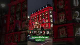 London Christmas lights christmascountdown londonlights [upl. by Nicolas]