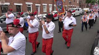 Carrickfergus Defenders  Whiterock District No 9 Parade  240623 4K [upl. by Kehoe199]