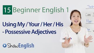 English Grammar Possessive Adjectives [upl. by Mauretta646]