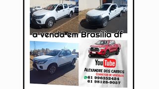 2 duas S10 2022 e 1 Fiat strada 2022 a v em Brasília feirão df [upl. by Bandur]