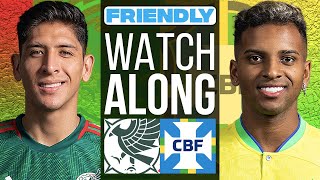 Mexico vs Brazil  International Friendly Stream  Copa America Prep  LIVE Watch Along amp Reaction [upl. by Elrahc]