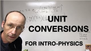 How to convert units in physics class [upl. by Nair407]