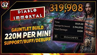 200M Per Min  Dungeon Primary Focused DPS Build  Necromancer  Diablo Immortal [upl. by Netsreik]