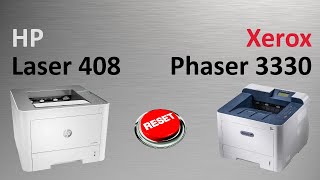 Resoftare Hp Laser 408  Xerox Phaser 3330 resetare cip cartus si unitate imagine [upl. by Aerdnod]