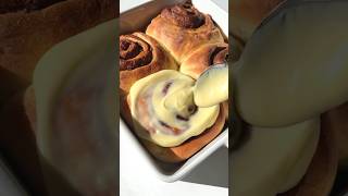 The softest amp fluffiest cinnamon rolls cinnamonrolls cinnamon dough dessert viralvideo bread [upl. by Kopans]