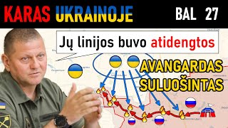 Bal 27 Ukrainiečiai Smogia Į Pernelyg Ištemptą Rusų Logistikos Liniją Kad Nuslopintų Jų Puolimą [upl. by Ehcar856]