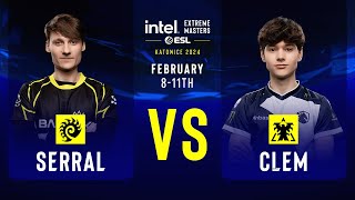 Serral vs Clem  IEM SC2 Katowice 2024  Quarterfinals [upl. by Ariaj771]