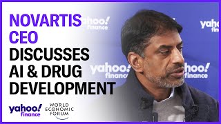 Novartis CEO discusses how AI will impact drug development [upl. by Nilloc]