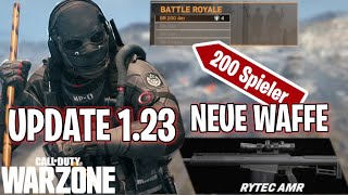 NEUES UPDATE 123 MODERN WARFARE WARZONE 200 Spieler  NEUE SNIPER RYTEC [upl. by Ahidam423]