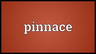 Pinnace Meaning [upl. by Tera461]