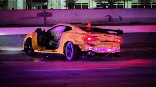 Caught On Camera Awful 140mph Camaro Wreck Kills Three Injures Several  Houston [upl. by Salomone]