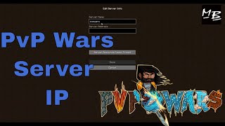 Minecraft PvPWars Server IP Address [upl. by Einej285]