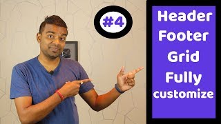 How to Setup Header and Footer  Fully FlatSome Theme Customisation  eCommerce Series 4 [upl. by Iredale]