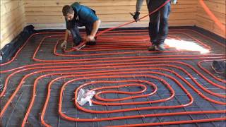 Underfloor Heating Installation [upl. by Erdei]