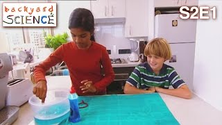 Backyard Science  S2E1  Create a whirlwind in a bottle [upl. by Fabria674]