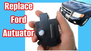 How to Replace Ford Escape Vent Air Door Actuator [upl. by Balfour]