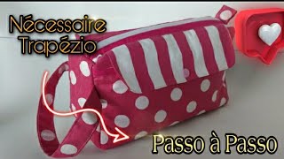 Como fazer Nécessaire Trapézio  DIY  Passo à passo costuracriativa nécessaire passoapasso [upl. by Forcier]