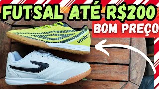 COMPRAR CHUTEIRA❓ ESCOLHA A SUA AGORA😲 CHUTEIRAS FUTSAL ATÉ 200 BOAS E BARATAS CUSTOXBENEFÍCIO 2024🙏 [upl. by Keldah]