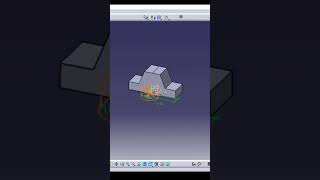 practice design 16 in catiav5 design cadtutorial cad catia mechanical designing shorts [upl. by Anidal59]