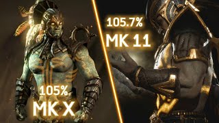 KOTAL KAHN MKX VS MK11  KOTAL KAHN COMBOS  КОМБО КОТАЛЬ КАН [upl. by Nosyerg]