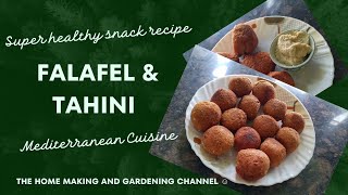 Falafel amp Tahini Dip Recipe  Kabuli Chana Vada amp Til ki Chutney  Healthy Snacks Series [upl. by Joelynn]