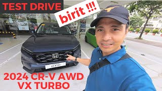 2024 Honda CRV VX Turbo AWD Test Drive [upl. by Llerdna]