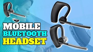 Best Plantronics Mobile Bluetooth Headset In 2023  Top 5 Bluetooth Mono Headsets Review [upl. by Halimeda]