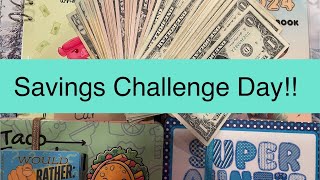 Cash Stuffing Savings Challenges l ​⁠Double Stuffing ​⁠l 360 l Nov W2 [upl. by Maillw]