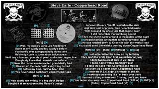 Steve Earle  Copperhead Road Guitar chords amp lyrics [upl. by Elleynod]