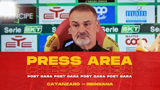 PRESS AREA  VIVARINI NEL DOPO GARA DI CATANZAROREGGIANA🎙️ [upl. by Eillib]