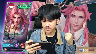 REVIEW SKIN ELITE LANCELOT 100 DIAMOND AUTO MANIAC  Mobile legends [upl. by Trubow]