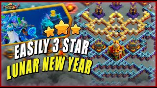 Easily 3 Star Lunar New Year Challenge in Clash of Clans coc [upl. by Yunick]