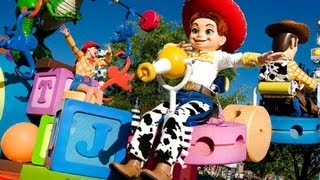 The 2012 Pixar Play Parade at Disneylands California Adventure [upl. by Enaj]