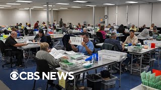 Ballot counting efforts press forward in Arizona [upl. by Phillada112]