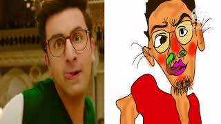 Jagga JasoosGalti Se mistake Full Video funny Drawing MemeRanbir KatrinaPritam ArijitAmitabh B [upl. by Evslin]