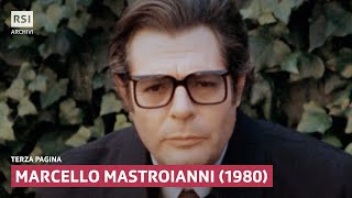 Marcello Mastroianni 1980  Terza pagina  RSI Archivi [upl. by Akimyt]