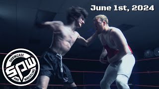 Christopher Spratt vs Logan Machina In Ring Debut  June 1st 2024 [upl. by Aytida]