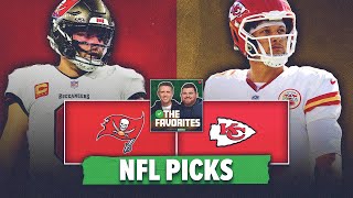 Kansas City Chiefs vs Tampa Bay Buccaneers BEST BETS NFL Predictions  The Favorites Podcast [upl. by Ayihsa485]