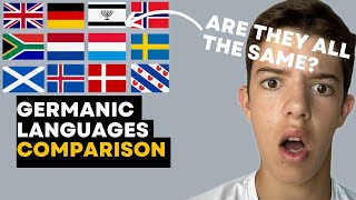 Germanic Languages Comparison [upl. by Neerbas]