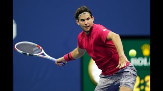 Dominic Thiem hits THREE incredible forehand winners in a row  US Open 2020 Hot Shots [upl. by Decca]