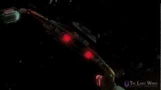 Klingon Vor´Cha cruiser flyby [upl. by Uzziel784]