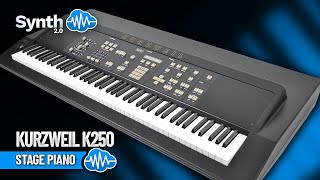 KURZWEIL K250  STAGE PIANO [upl. by Adlei802]