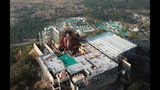 Shravanabelagola Mahamasthakabhisheka  2018  Aerial view [upl. by Remle]