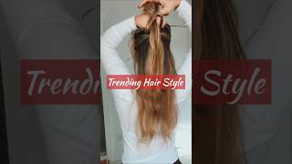 🫶Try This Half Up Hairstyle Voluminous Ponytail Half Up Hairstyle shortsviral hairshorts [upl. by Caine]