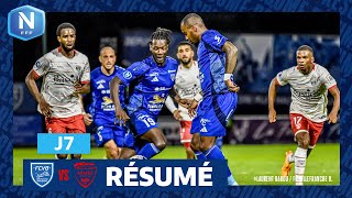 J7 I Villefranche – Nîmes Olympique 00 le résumé I National FFF 20242025 [upl. by Slaohcin]