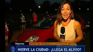 Arde la ciudad con tanto calor  Telefe Noticias [upl. by Popelka]