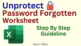 How to Unprotect the Excel Sheet with Forgotten Password [upl. by Grenier581]